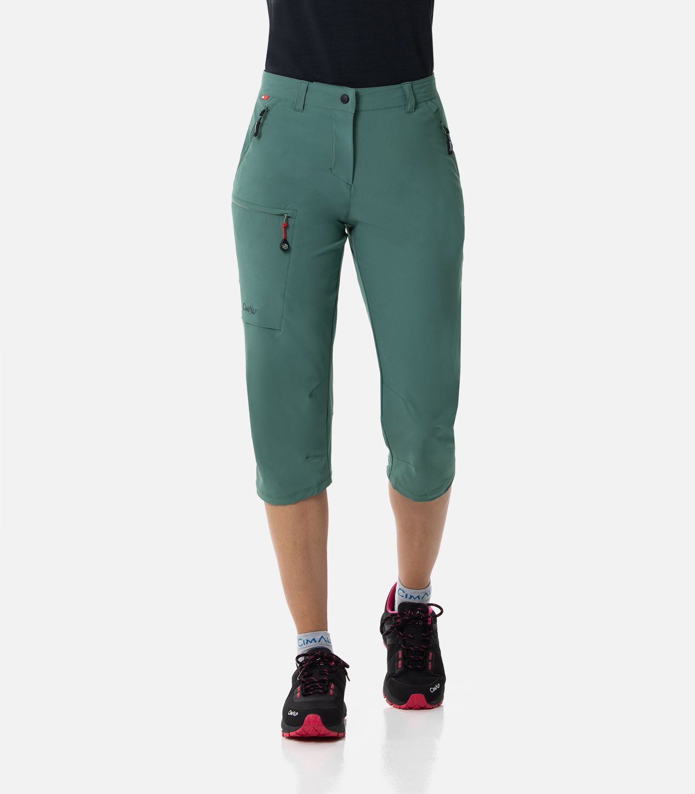 3/4-Funktionshose mit Stretch für Wandern und Reisen