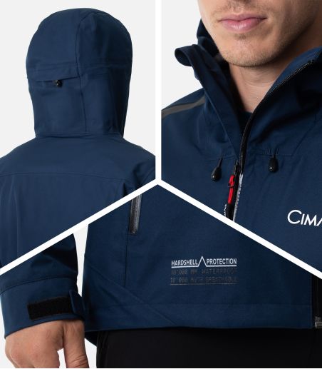 Veste de randonnée avec membrane imperméable