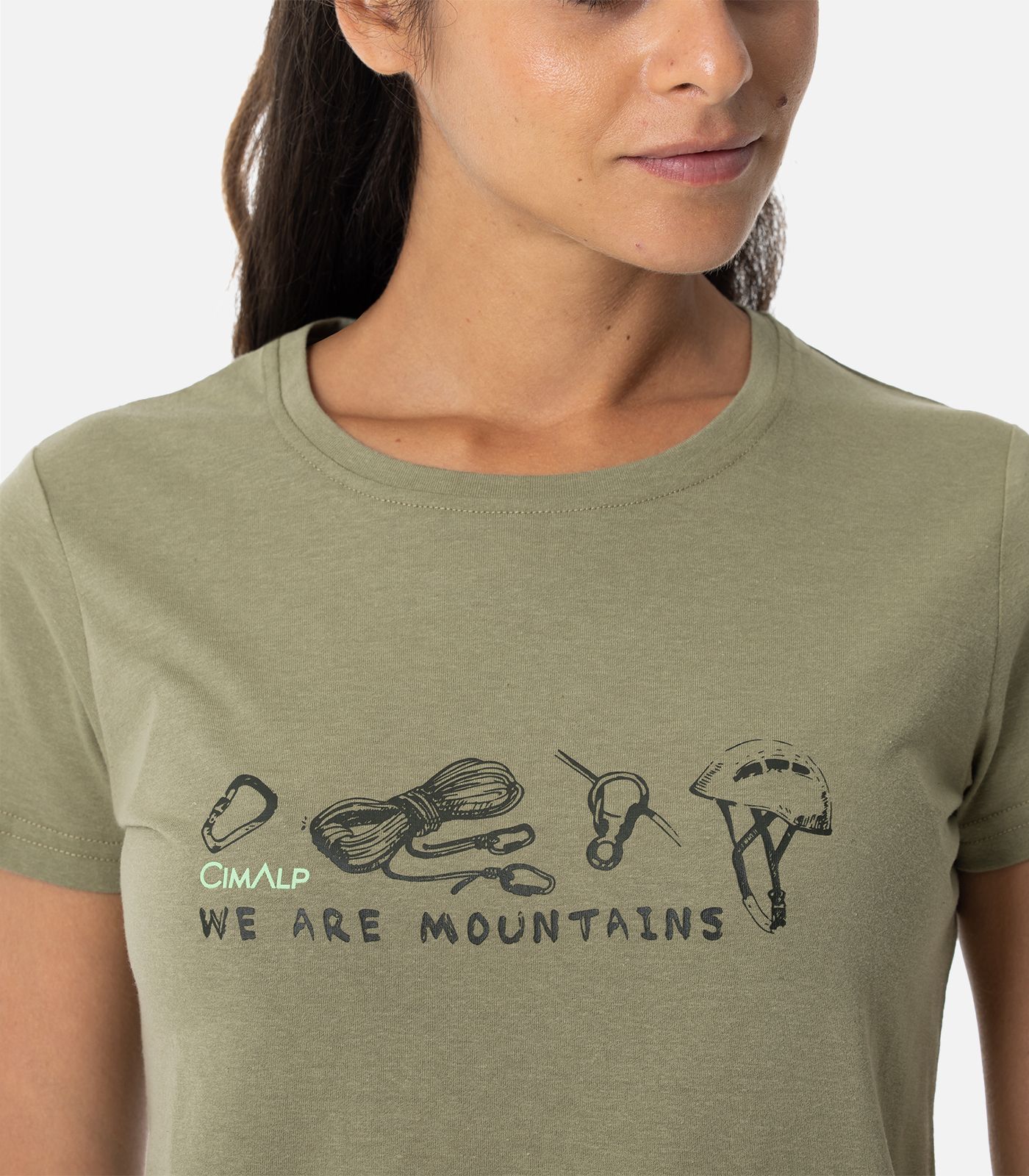 Leichtes T-Shirt aus Baumwolle und Polyester