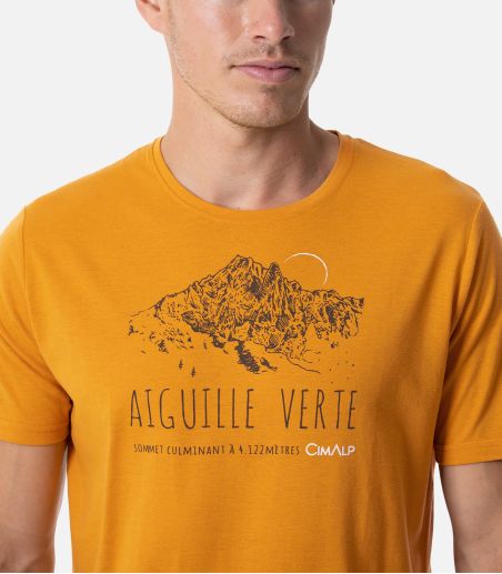 Leichtes T-Shirt aus Baumwolle und Polyester