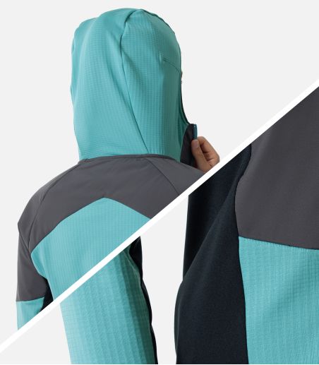 Veste polaire en CIMAGRID et PRIMALOFT®