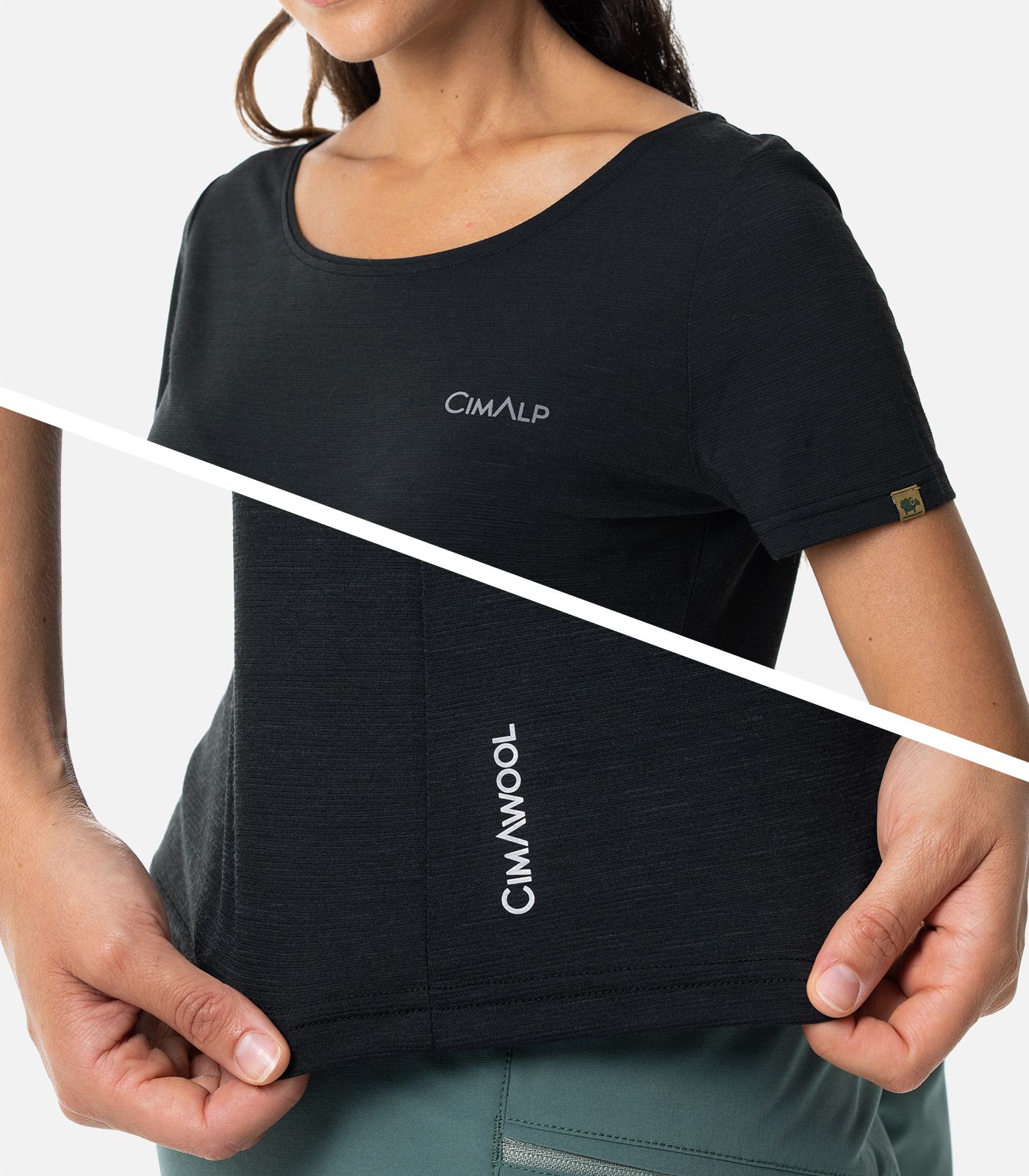 T-shirt en laine Mérinos manches courtes T-shirt en laine Mérinos manches courtes