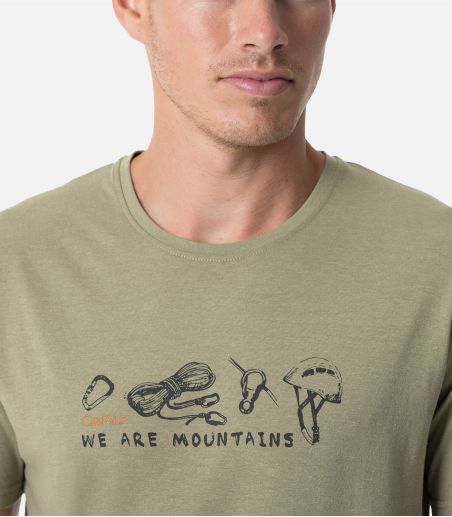 Leichtes T-Shirt aus Baumwolle und Polyester