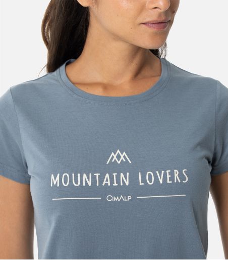 Leichtes T-Shirt aus Baumwolle und Polyester