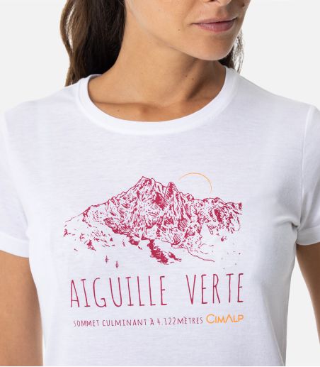 Leichtes T-Shirt aus Baumwolle und Polyester