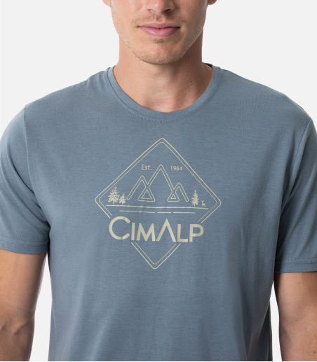 Leichtes T-Shirt aus Baumwolle und Polyester