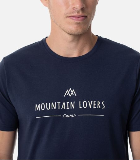 Leichtes T-Shirt aus Baumwolle und Polyester