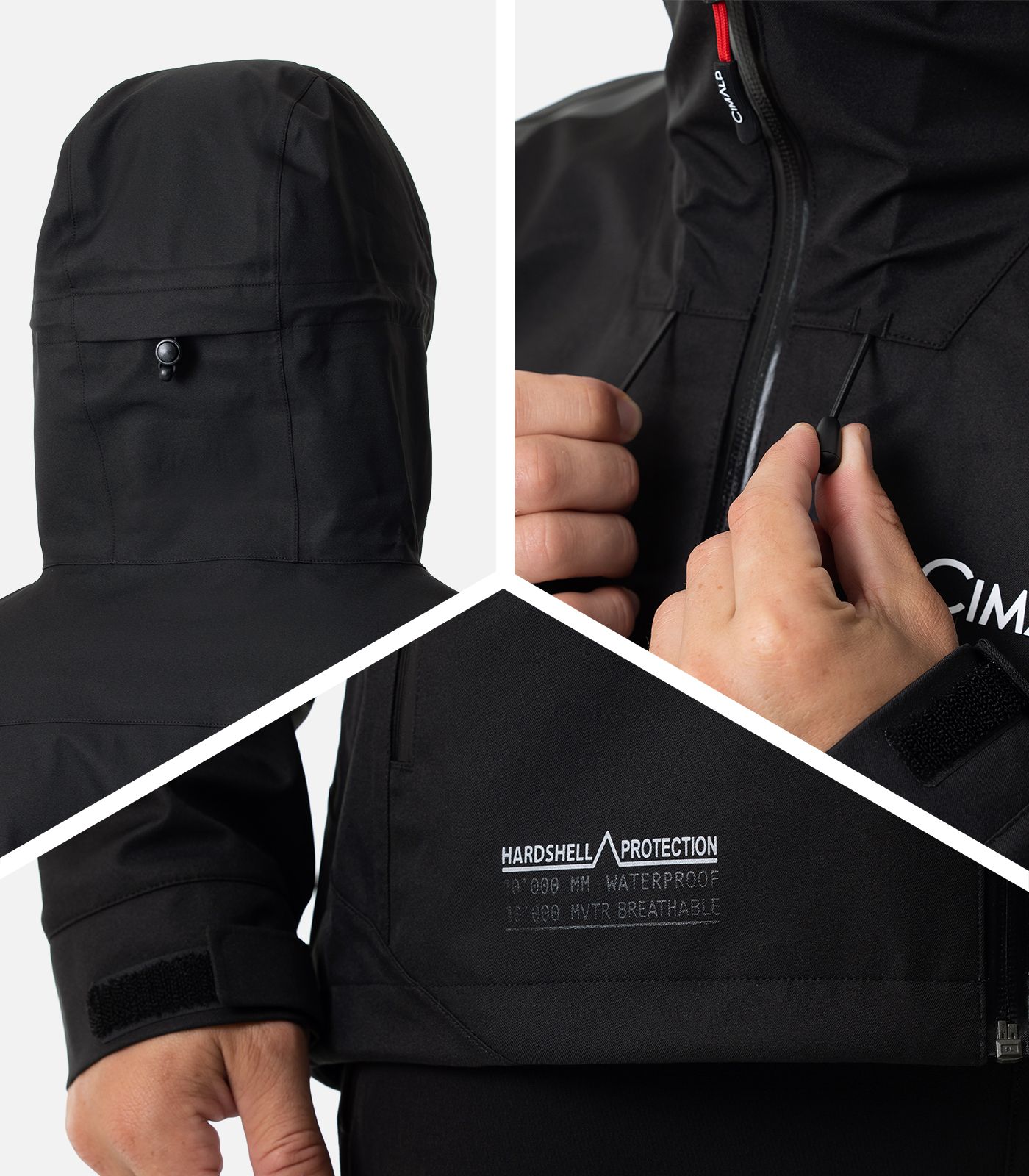 Veste de randonnée avec membrane imperméable