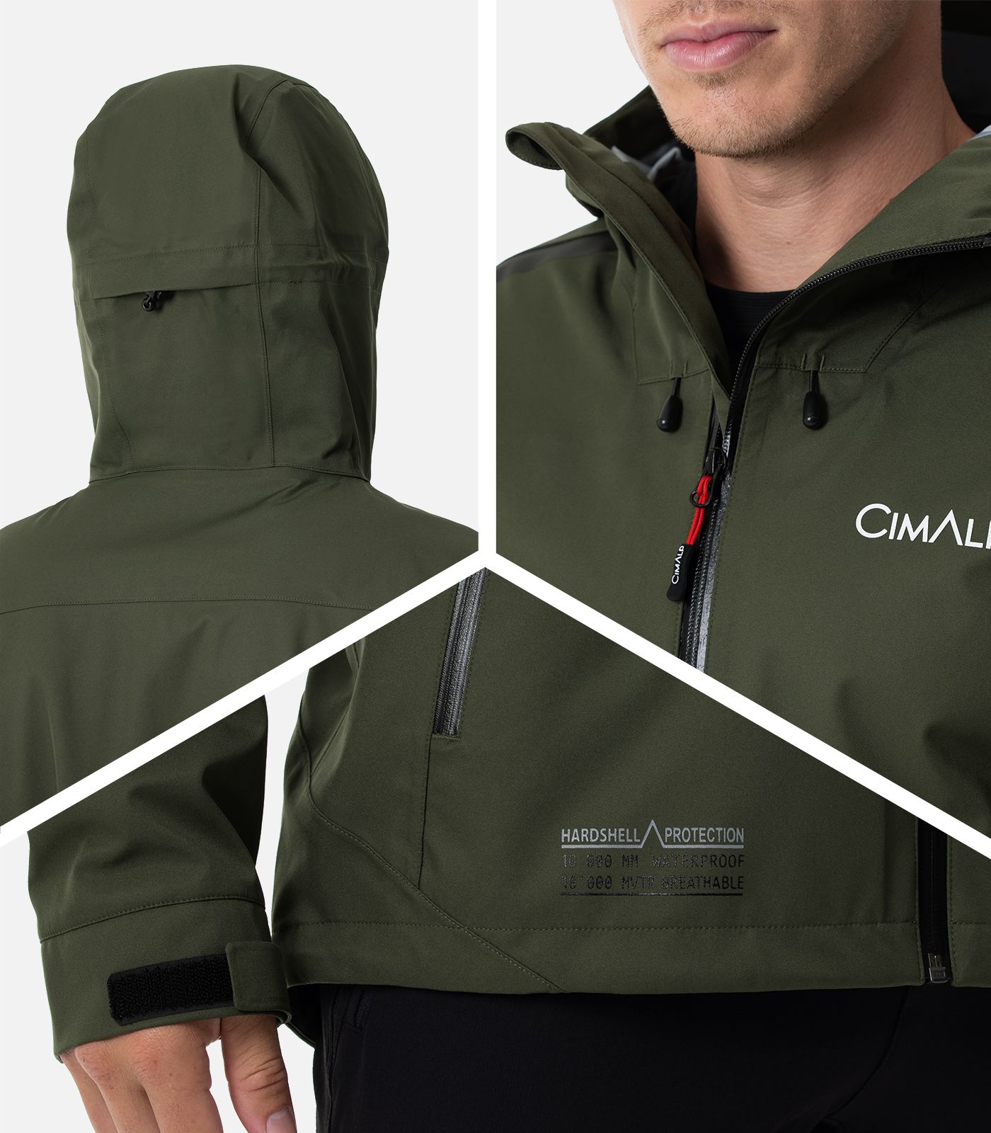 Veste de randonnée avec membrane imperméable