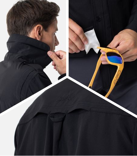 Chemise manches longues en tissus anti-moustiques