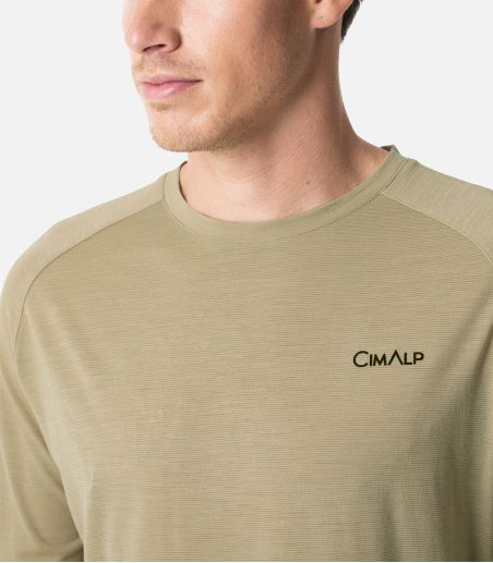 T-shirt en laine mérinos manches longues