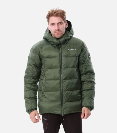 Doudoune d'alpinisme ultra-chaude en duvet synthétique