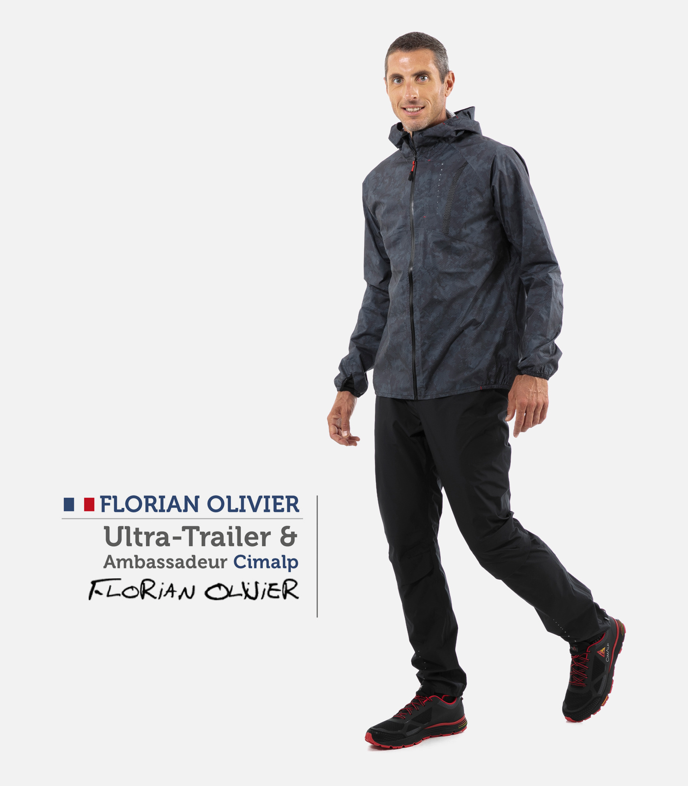 Veste de trail Ultrashell imperméable et coupe-vent