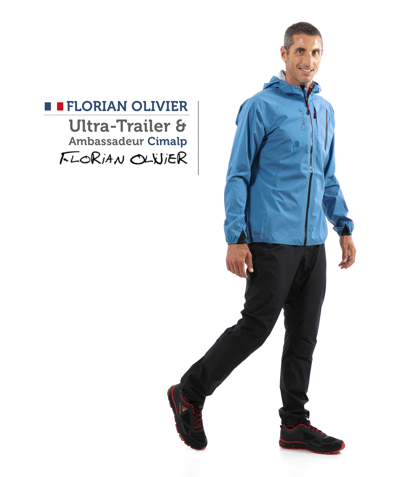 Veste de trail Ultrashell imperméable et coupe-vent