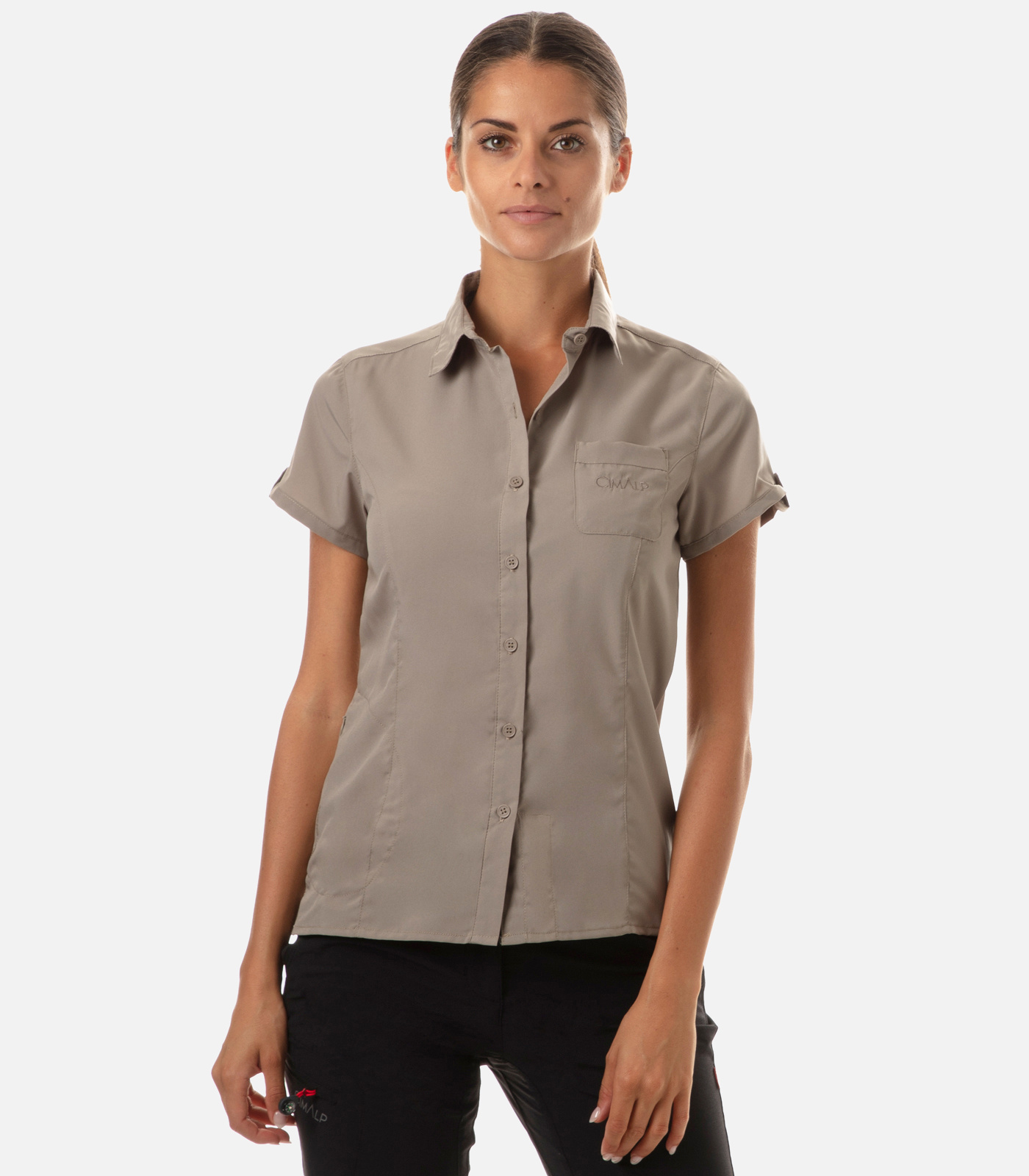Chemise manches courtes en tissus anti-moustiques