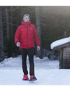 Warme Polarkleidung für extreme kälte